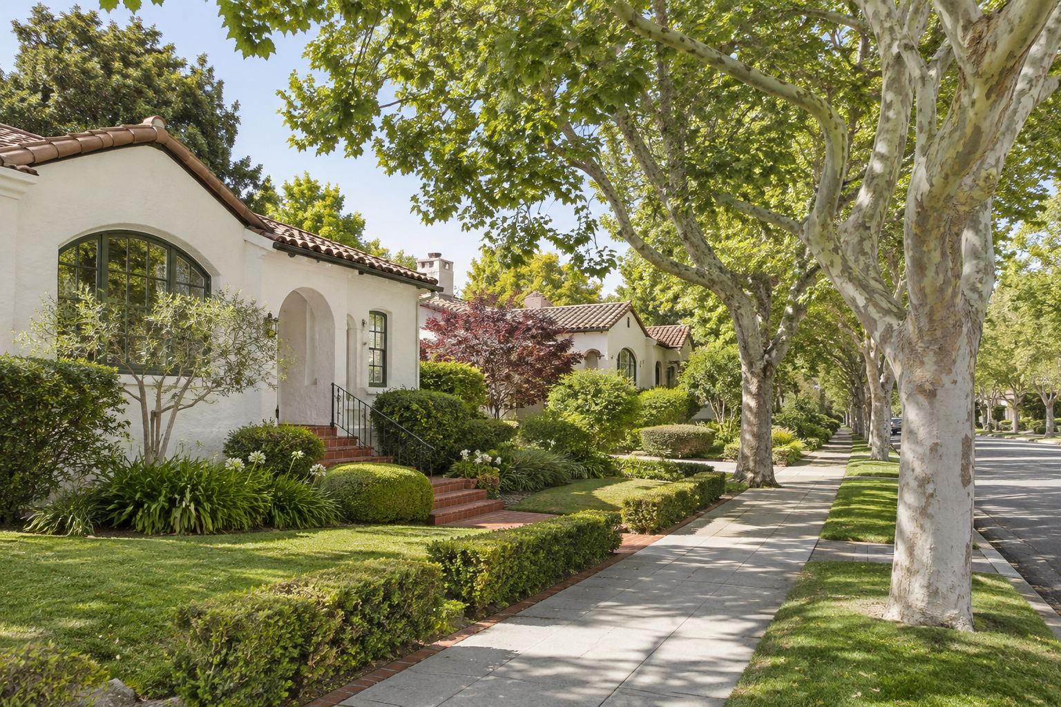 A Peninsula area residential street, illustrative